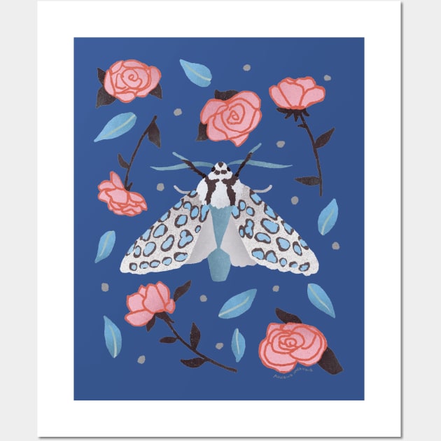 Silver-spotted Tiger Moth Wall Art by Annelie